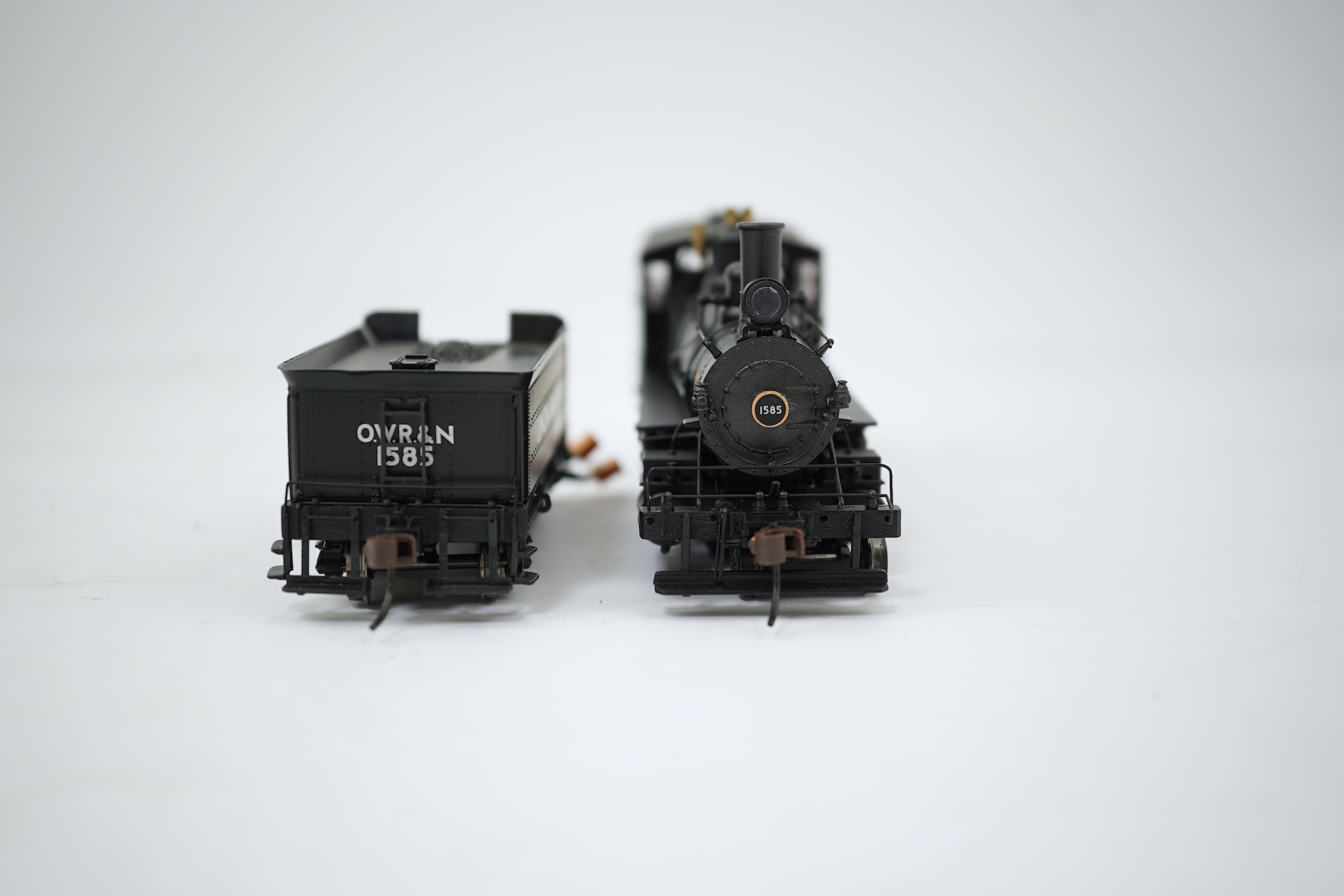 A boxed HO gauge Spectrum by Bachmann model (84903) of Union Pacific, 1585, 4-6-0 locomotive with bogie tender, powered for two rail operation.